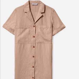 Linen workwear dress